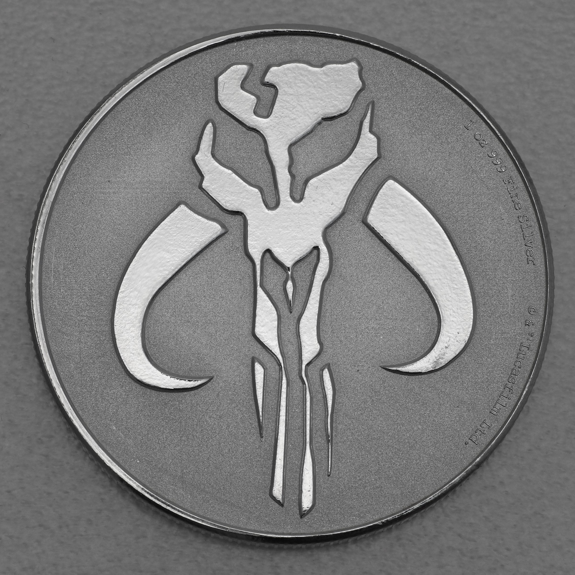 Silbermünze 1oz "Mandalorian Mythosaurier" 2020 Star Wars™ (Niue) - Hauptansicht
