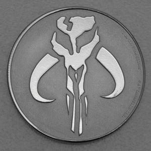 Silbermünze 1oz "Mandalorian Mythosaurier" 2020 Star Wars™ (Niue) - Hauptansicht