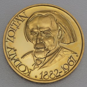 Goldmünze 1000 Forint "Zoltán Kodály" 1967 (Ungarn) - Hauptansicht