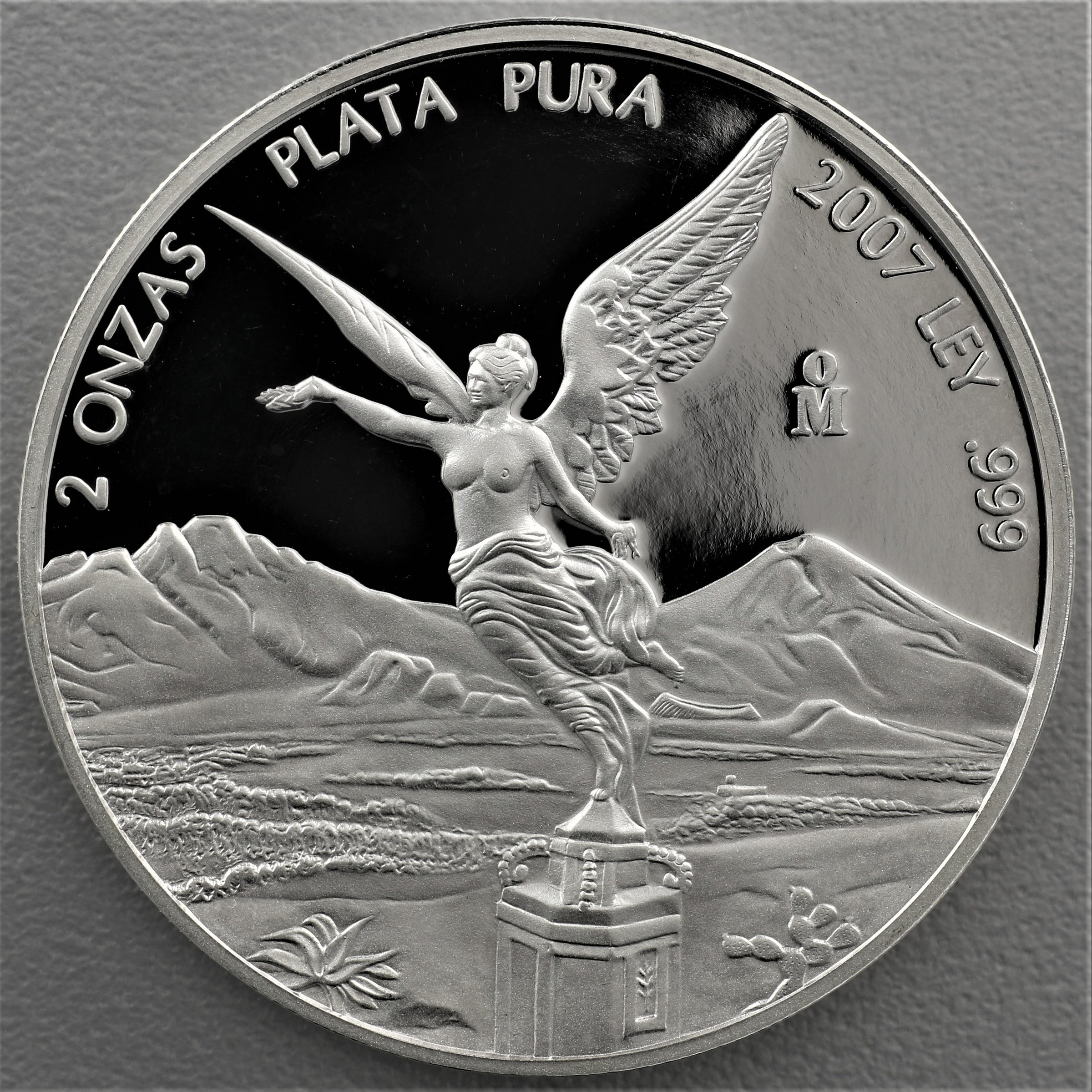 Silbermünze 2oz "Libertad" 2007 (Mexiko) - Hauptansicht