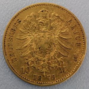 Goldmünze 10 Mark "Ludwig II." 1873-D J.193 (Bayern) - Miniaturansicht 2