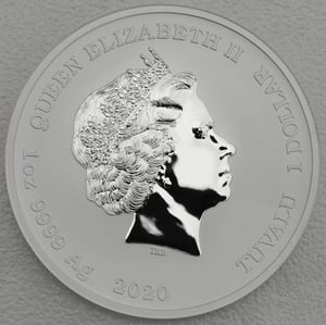 Silbermünze 1oz "Zeus" 2020 Gods of Olympus (Tuvalu) - Miniaturansicht 2