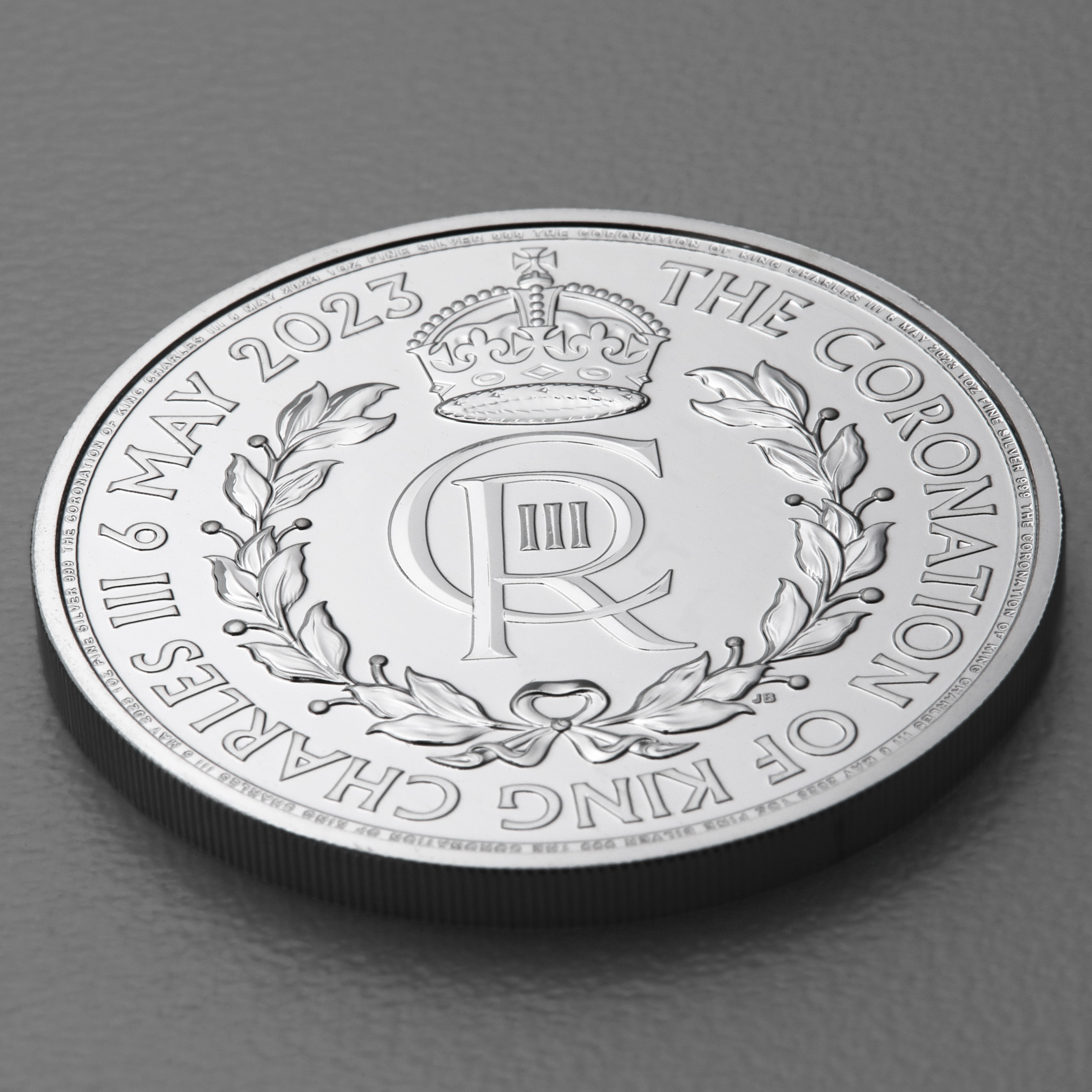 Silbermünze 1oz "Coronation Charles III." 2023 Coronation Coin 19% (Großbritannien) - Detailansicht 2