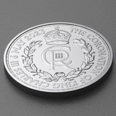 Silbermünze 1oz "Coronation Charles III." 2023 Coronation Coin 19% (Großbritannien) - Miniaturansicht 3