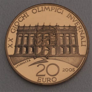 Goldmünze 20 Euro "Palazzo Madama" 2005 (Italien) - Miniaturansicht 1