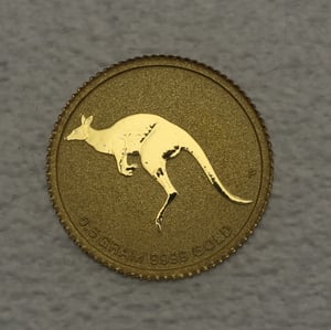 Goldmünze 0,5g "Mini Roo" 2010 Australian Kangaroo (Australien) - Miniaturansicht 1