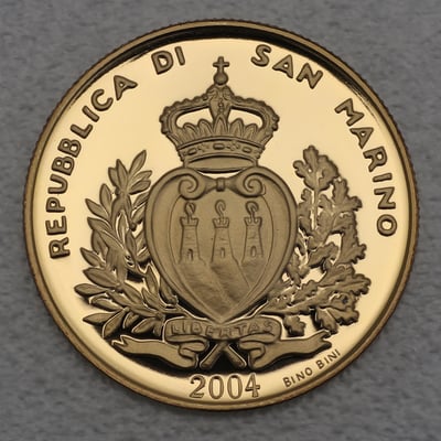 Goldmünze 2 Scudi "Fibula Gotica" 2004 (PP) (San Marino) - Miniaturansicht 2