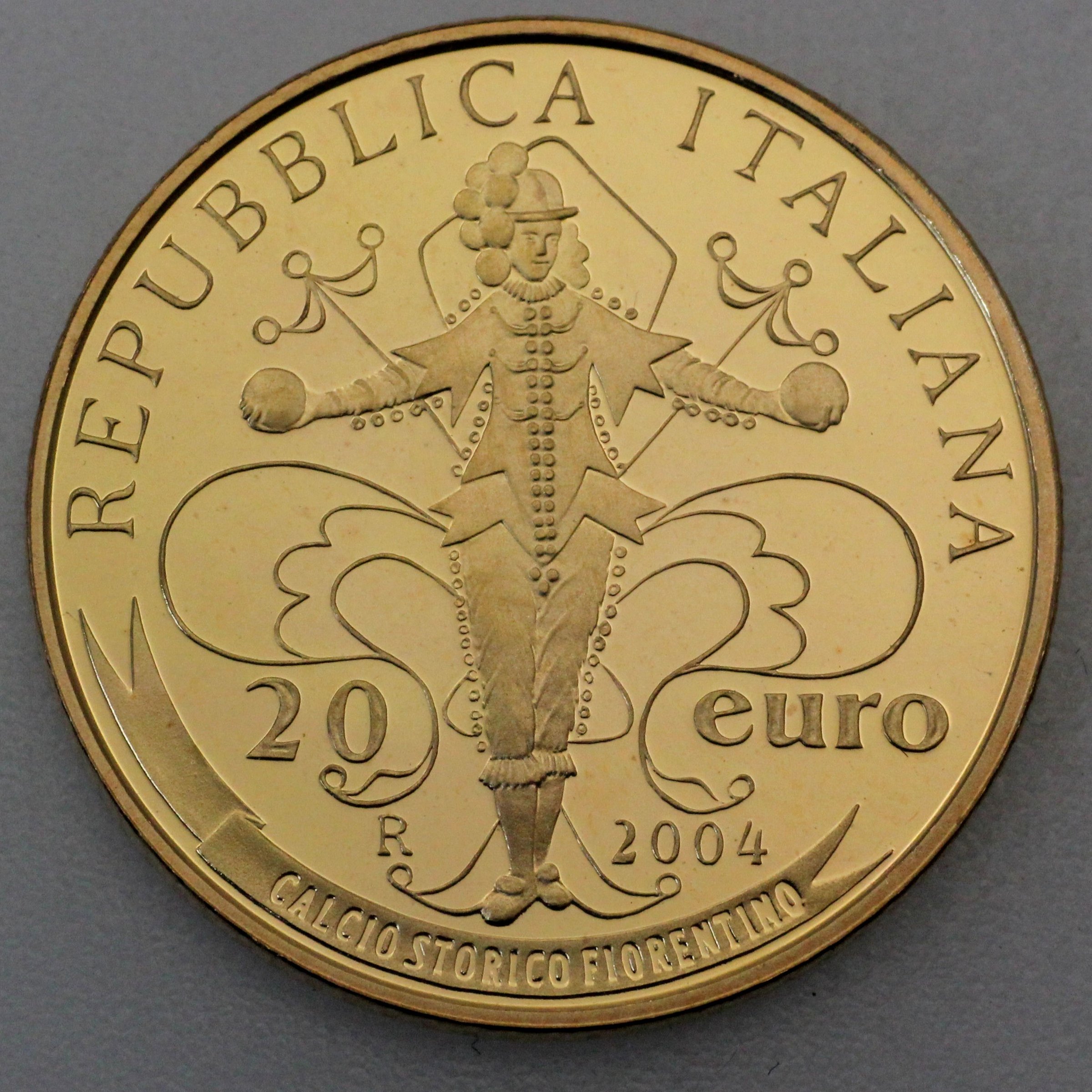 Goldmünze 20 Euro "FIFA World Cup" 2004 (Italien) - Detailansicht 1