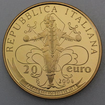 Goldmünze 20 Euro "FIFA World Cup" 2004 (Italien) - Miniaturansicht 2