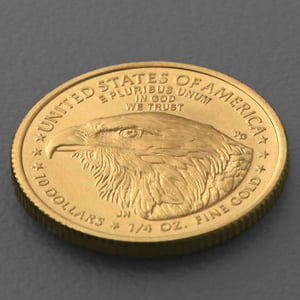 Goldmünze 1/4oz "American Eagle" 2024 (USA) - Miniaturansicht 3