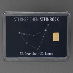 Goldbarren 1g "Sternzeichen: Steinbock" (Flip) - Miniaturansicht 3
