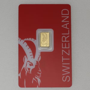 Goldbarren 1g PAMP "Switzerland - Capricorn" - Hauptansicht