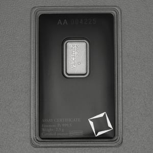 Platinbarren 2,5g VALCAMBI (Pt) - Miniaturansicht 2