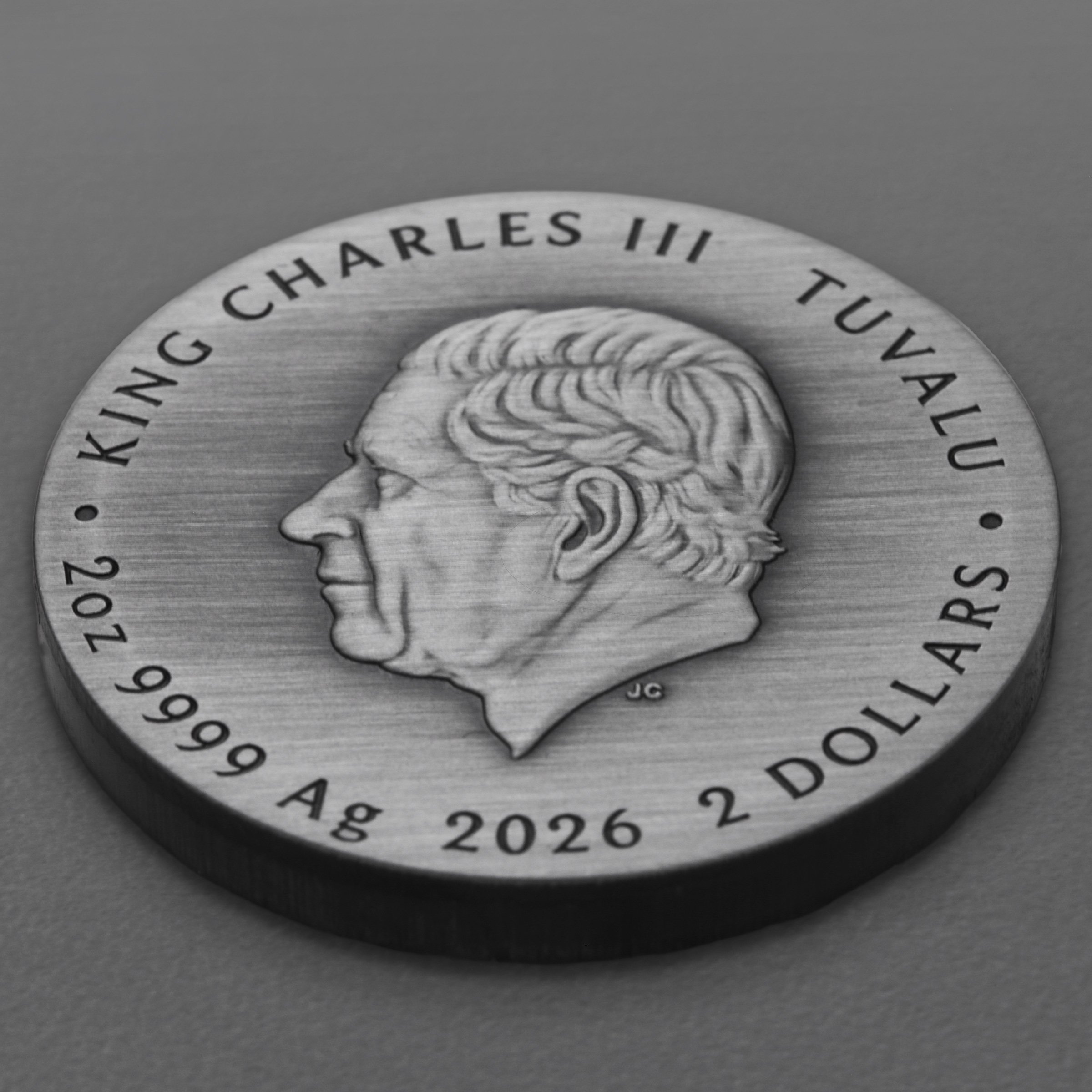 Silbermünze 2oz "Villains" 2026 (AF/koloriert) Stranger Things (Tuvalu) - Detailansicht 3