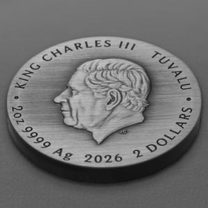 Silbermünze 2oz "Villains" 2026 (AF/koloriert) Stranger Things (Tuvalu) - Miniaturansicht 4