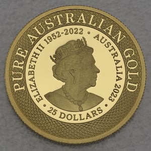 Goldmünze 1/4oz "Känguru" 2023 Port Phillip Pattern (Australien) - Hauptansicht