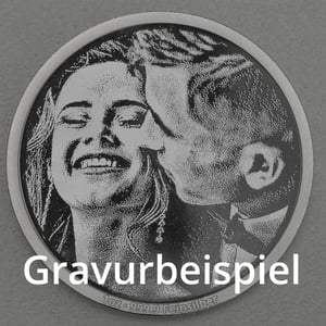 Silbermedaille 1oz "Ihre Wunsch-Fotogravur" - Hauptansicht