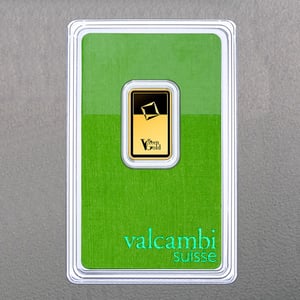 Goldbarren 5g "Green Gold" VALCAMBI (999,9 Au) - Miniaturansicht 2