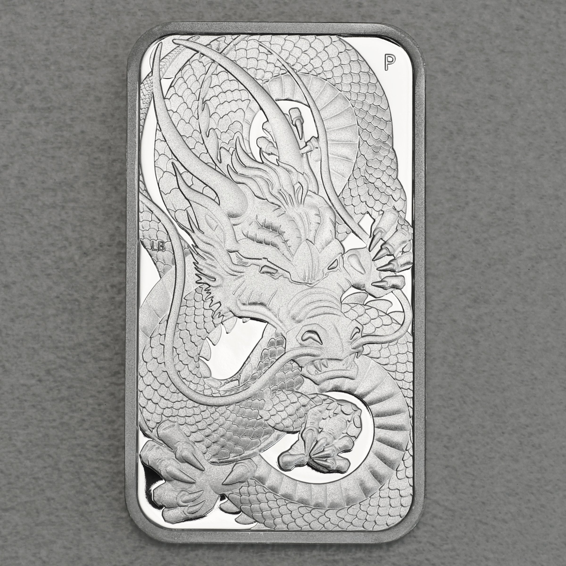 Silber Münzbarren 1oz "Rectangular Dragon" 2021 (PP) (Australien) - Hauptansicht