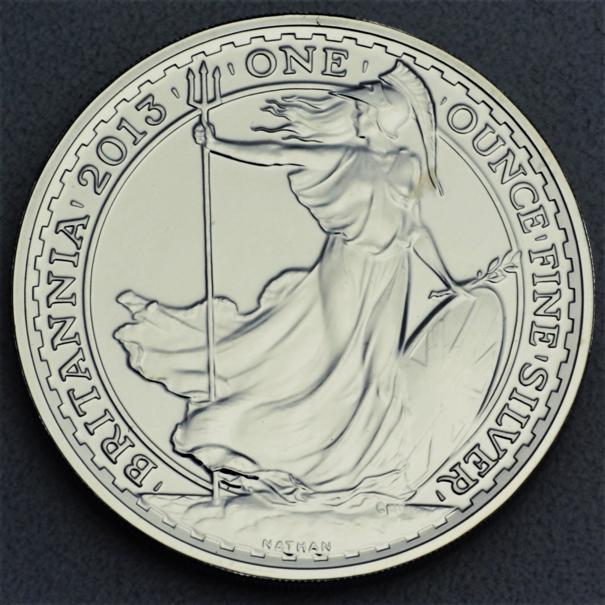 Silbermünze 1oz "Britannia" 2013 (Großbritannien) - Hauptansicht