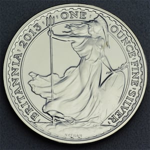Silbermünze 1oz "Britannia" 2013 (Großbritannien) - Hauptansicht