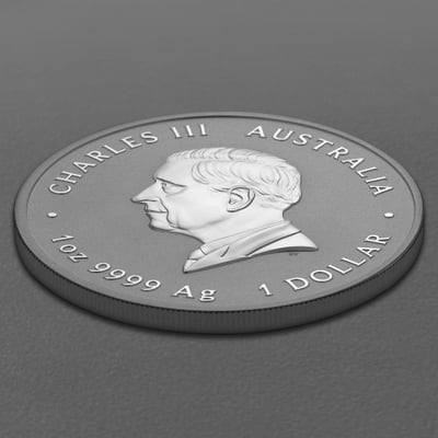 Silbermünze 1oz "Ziege" 2027 Lunar III – Year of the Goat 19% (Australien) - Miniaturansicht 4