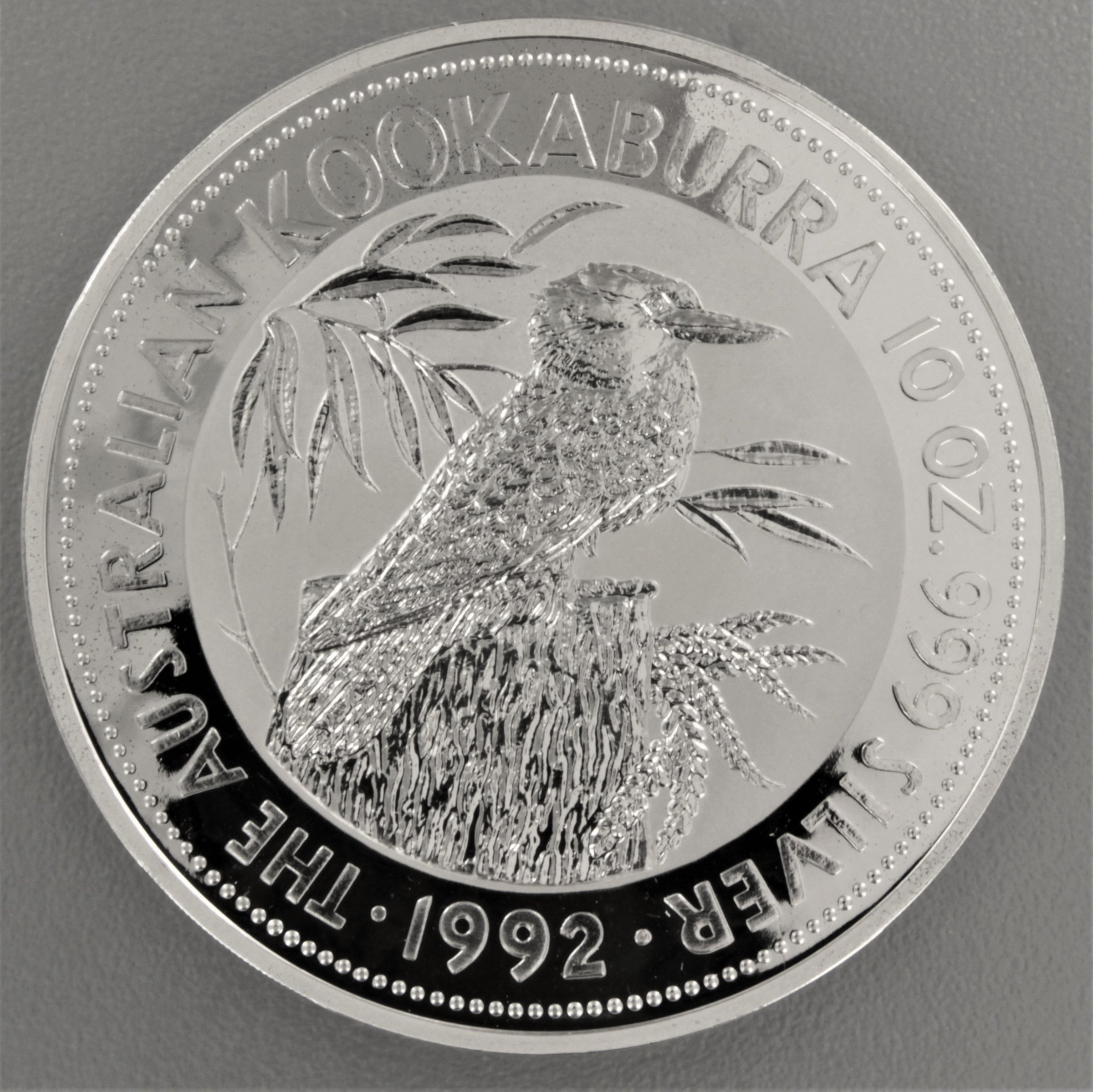 Silbermünze 10oz "Kookaburra" 1992 (Australien) - Hauptansicht
