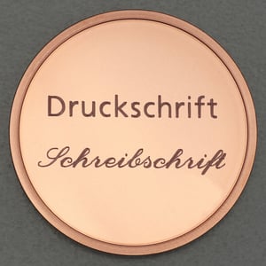 Kupfermedaille "Kommunion" Gravurmedaille - Miniaturansicht 5