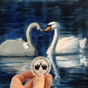 Silbermünze 1oz "Tempus Fugit – Armor Manet" 2020 Ottifanten – Kissing Ottifants diff. (Tuvalu) - Miniaturansicht 5