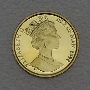 Goldmünze 1/20oz "Angel" 1994 (Isle of Man) - Miniaturansicht 2