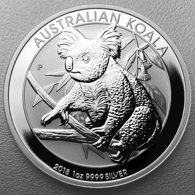 Silbermünze 1oz "Koala" 2018 (Australien) - Hauptansicht