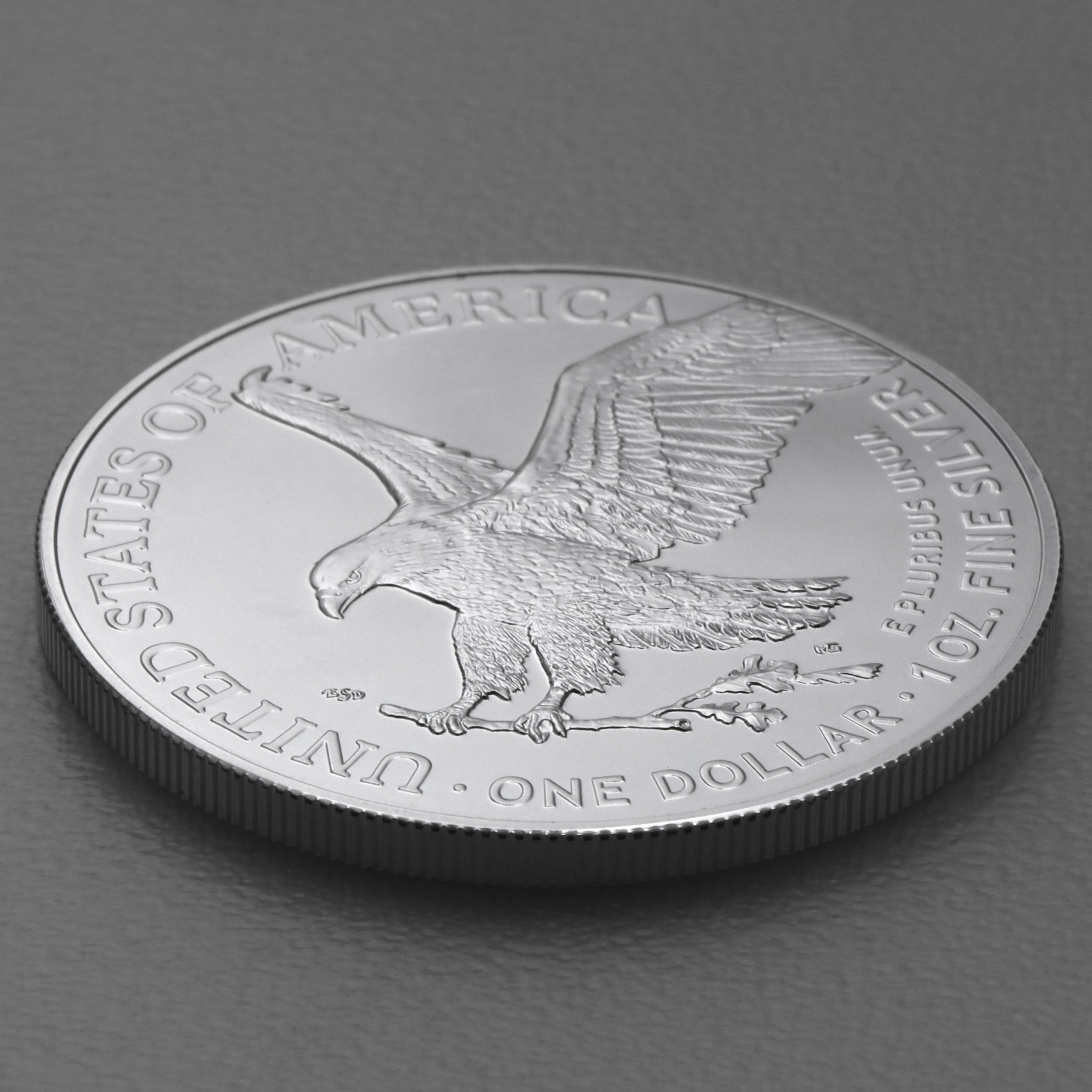 Silbermünze 1oz "American Eagle" verschiedene Jahrgänge (USA) 19% - Detailansicht 3
