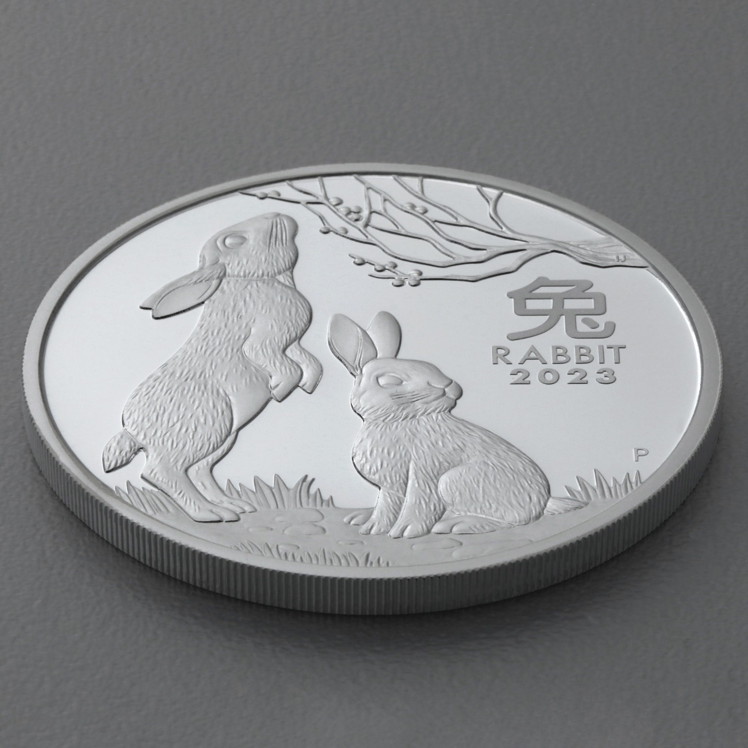 Silbermünzen 2oz + 1oz + 1/2oz "Hase" 2023 (PP) Set – 3-teilig Lunar III (Australien) - Detailansicht 11