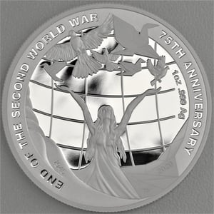 Silbermünze 1oz "End of World War II" 2020 (PP) Royal Australian Mint (Australien) - Miniaturansicht 1