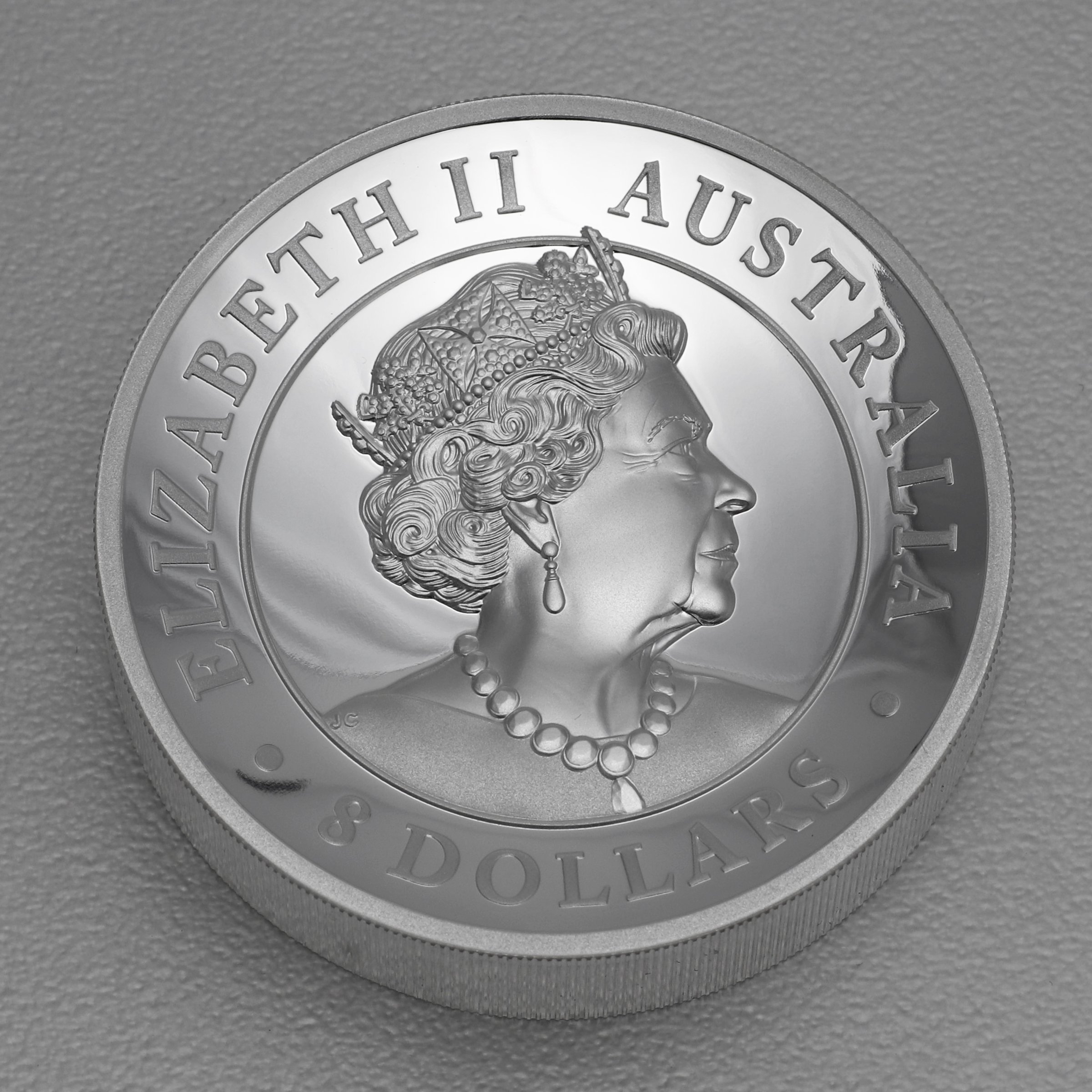 Silbermünze 5oz "Kookaburra" 2022 (Incused) (Australien) - Detailansicht 1