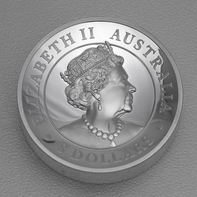 Silbermünze 5oz "Kookaburra" 2022 (Incused) (Australien) - Miniaturansicht 2