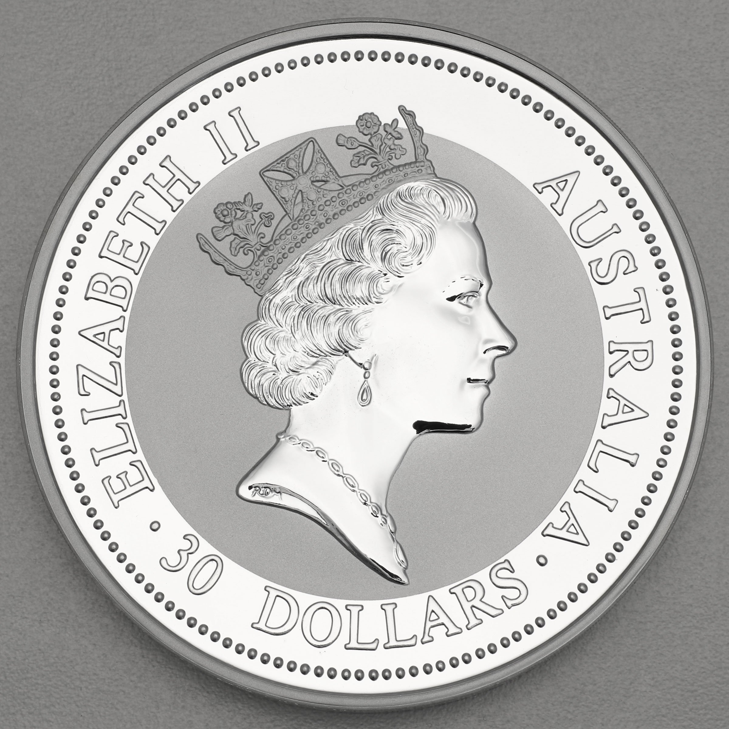Silbermünze 1kg "Kookaburra" 1998 (Australien) - Detailansicht 1