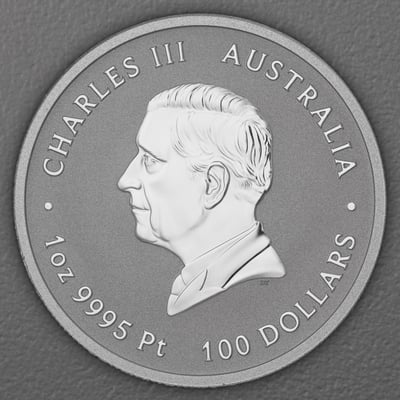 Platinmünze 1oz "Ziege" 2027 Lunar III – Year of the Goat 19% (Australien) - Miniaturansicht 2