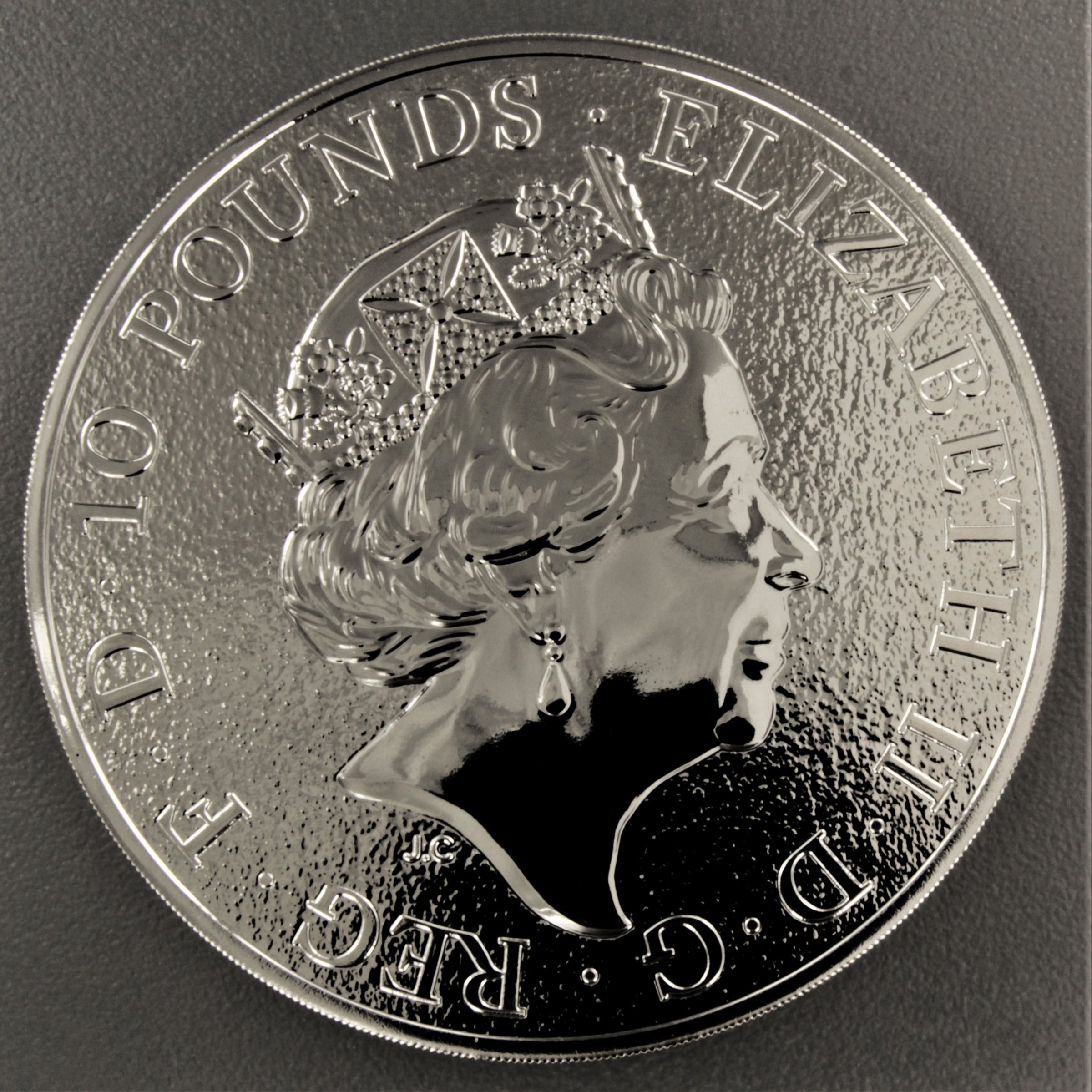 Silbermünze 10oz "Lion of England" 2017 The Queen s Beasts (Großbritannien) - Detailansicht 1