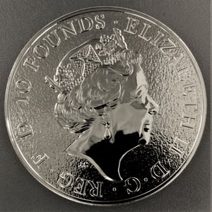 Silbermünze 10oz "Lion of England" 2017 The Queen s Beasts (Großbritannien) - Miniaturansicht 2