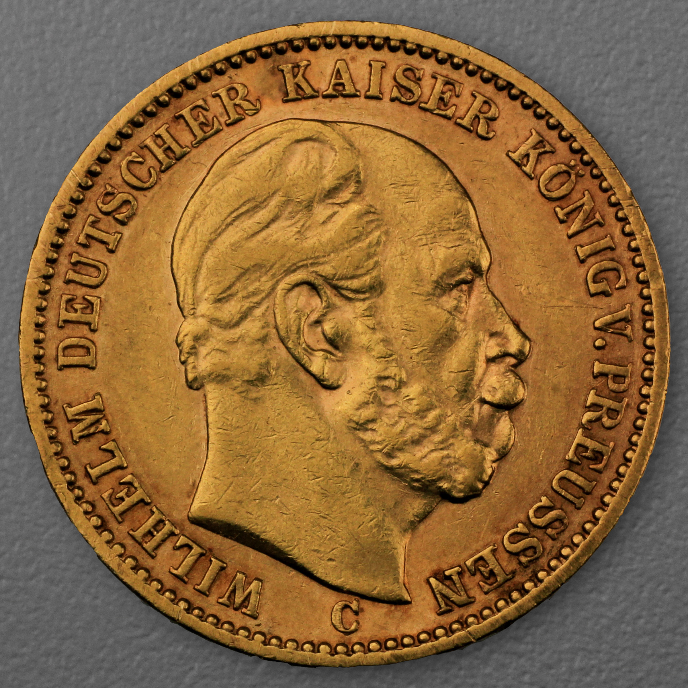 Goldmünze 20 Mark "Wilhelm I." 1877-A J.246 (Preußen) - Hauptansicht