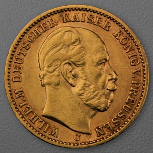 Goldmünze 20 Mark "Wilhelm I." 1877-A J.246 (Preußen) - Hauptansicht