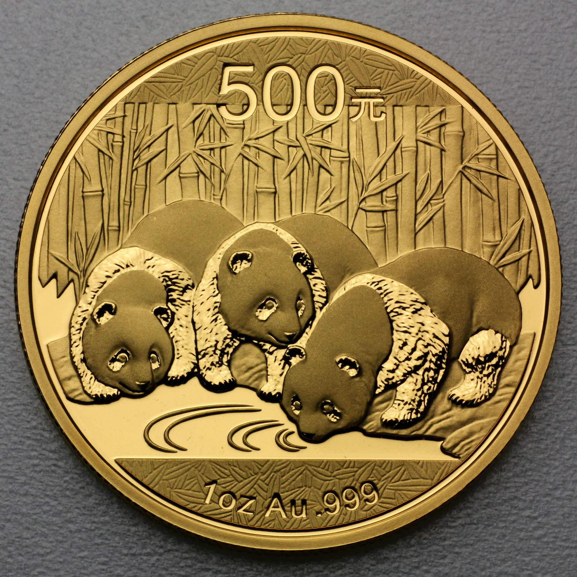 Goldmünze 1oz "Panda" 2013 (China) - Hauptansicht