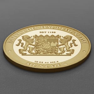 Gold 1/2oz "Schloss Neuschwanstein" 2026 Bayern Thaler (Deutschland) - Miniaturansicht 4