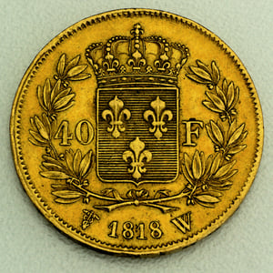 Goldmünze 40 Francs "Louis XVIII." (Frankreich) - Miniaturansicht 2