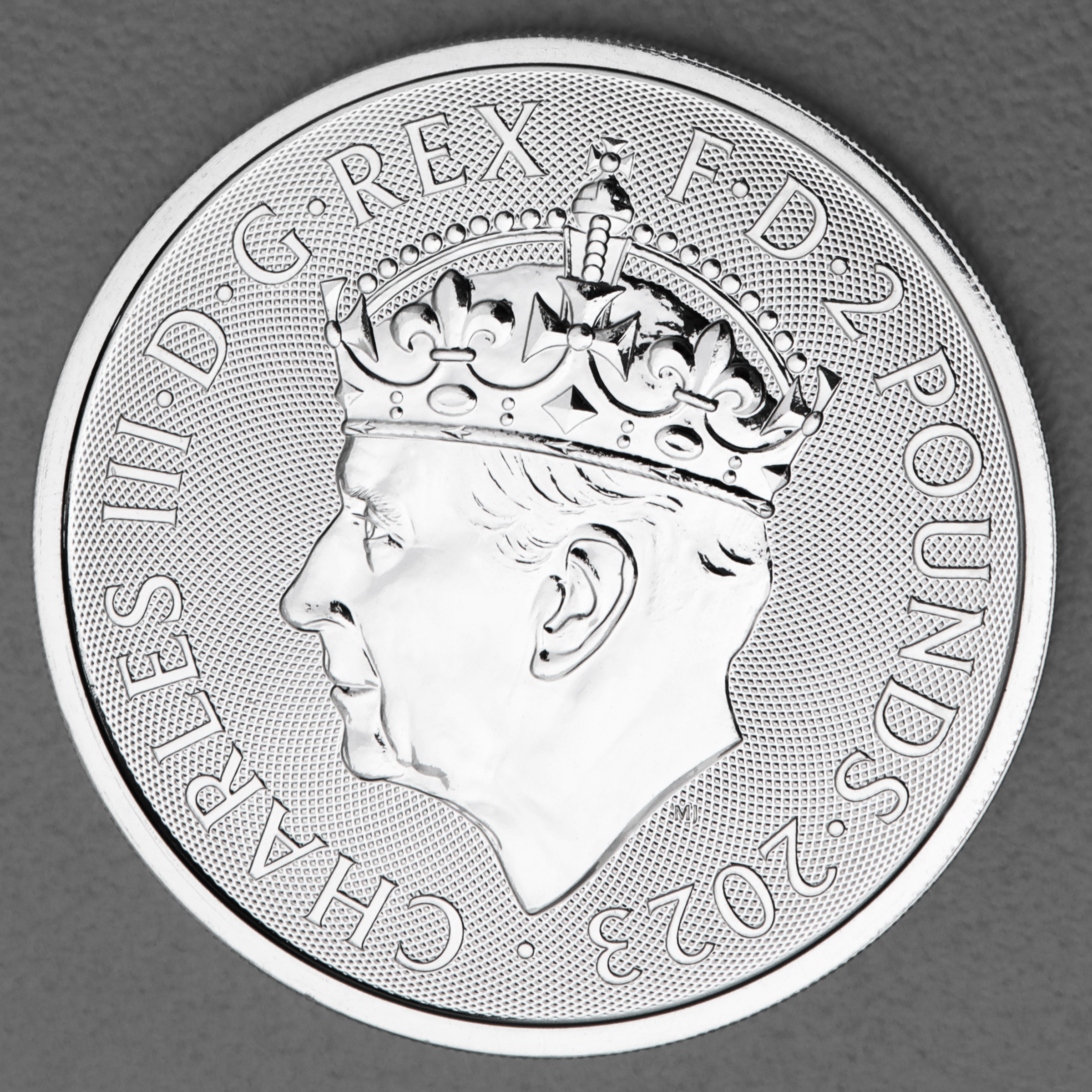 Silbermünze 1oz "Britannia" 2023 Krönung Charles III. 19% (Großbritannien) - Detailansicht 1