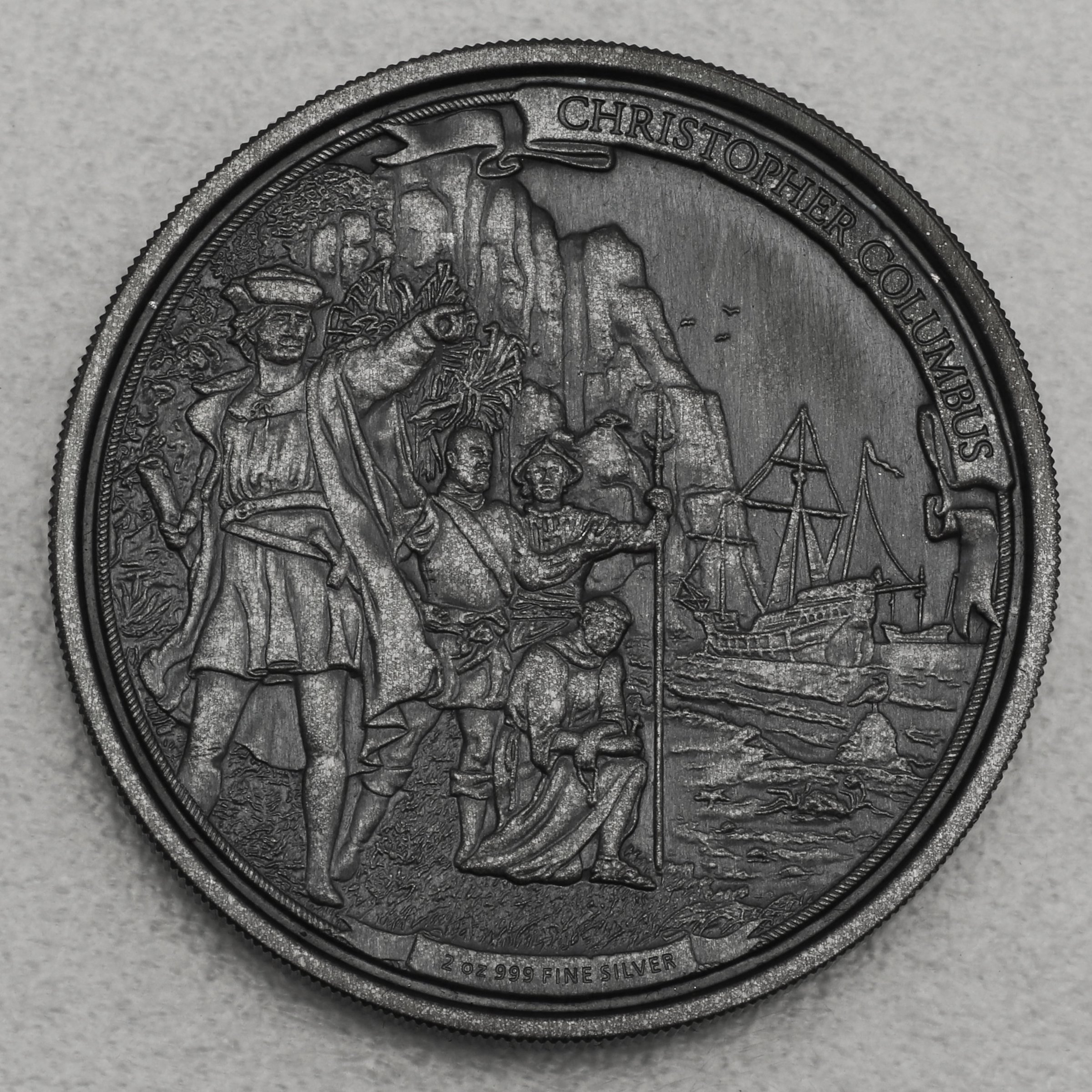 Silbermünze 2oz "Christopher Columbus" 2015 (HR/AF) (Niue) - Hauptansicht