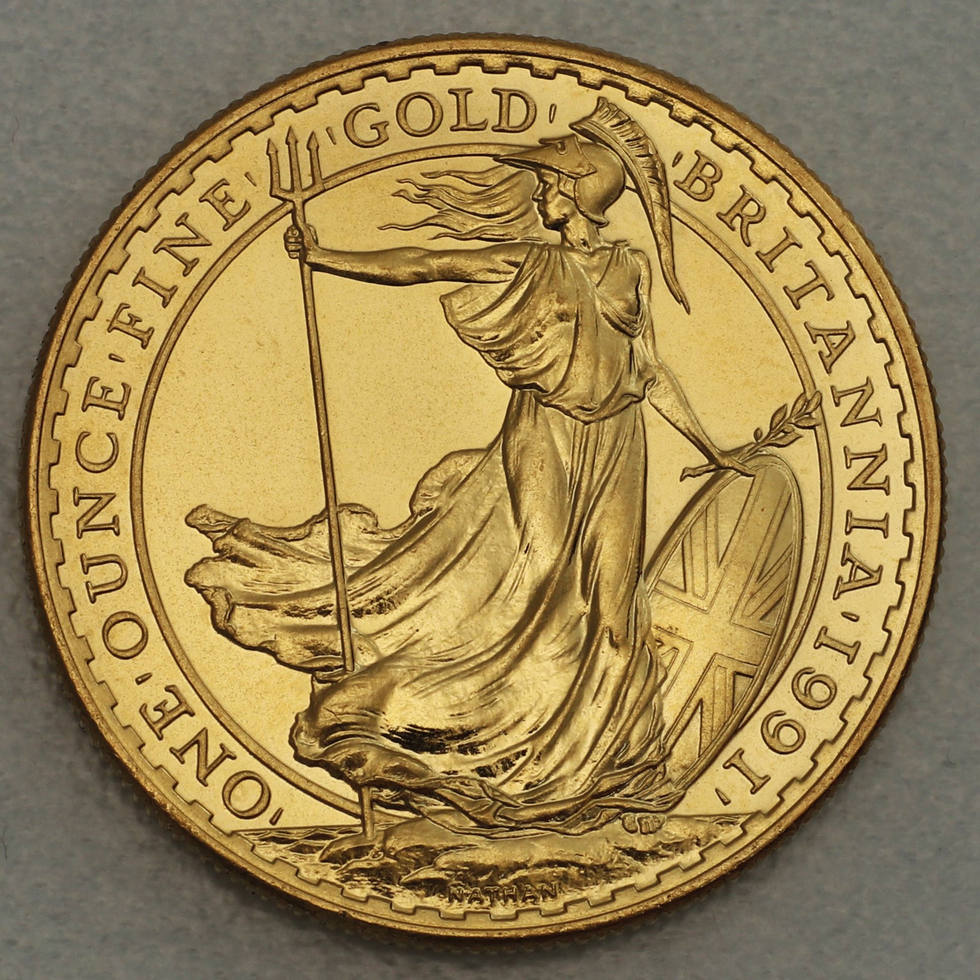 Goldmünze 1oz "Britannia" 1991 (Großbritannien) - Hauptansicht