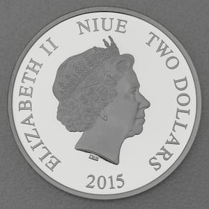 Silbermünze 1oz "Crazy in Love" 2015 (PP/kol.) Mickey & Minnie - Disney (Niue) - Miniaturansicht 2