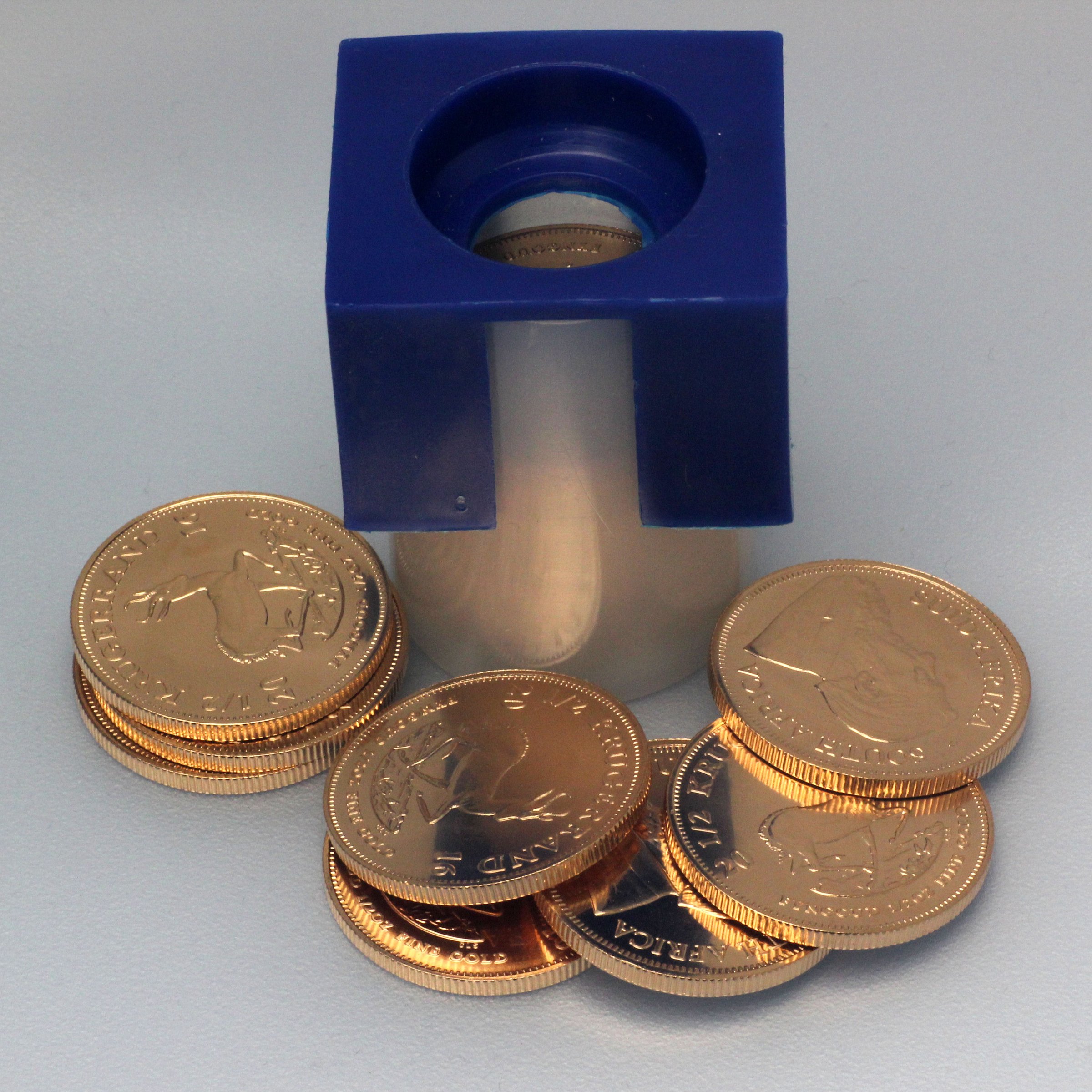 Goldmünze 15 x 1/2oz "Krügerrand" aktueller Jahrgang Tube (Südafrika) - Hauptansicht